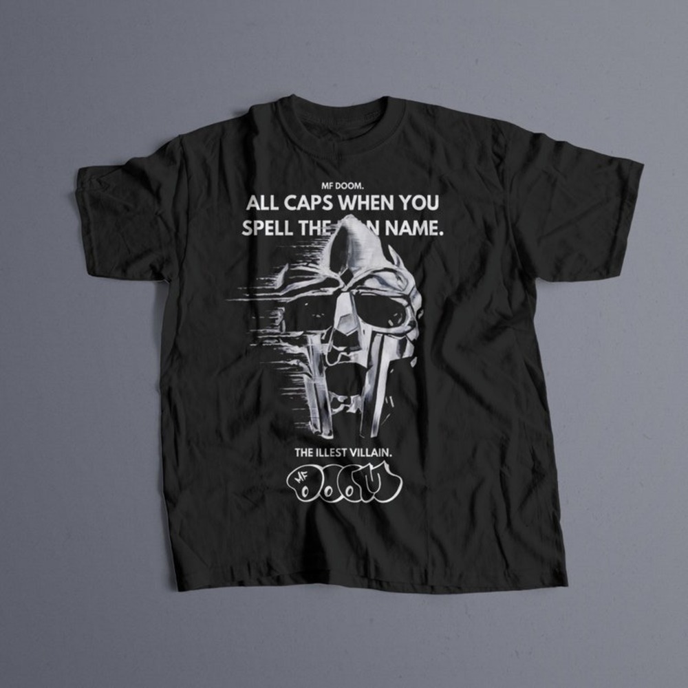 MF DOOM T-shirt Mf Doom Graphic Tee Doom Rap Shirt